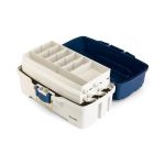 Valigeta Plano Two-Tray Tackle Box Blue/Off White - imagine 2