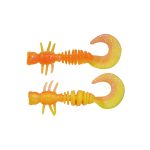 Larva Berkley PWRBT PWR Curly 40mm FL Orng/Snsne Ylw