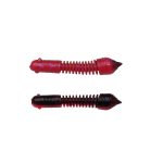 Worm Berkley PowerBait Pillar 4cm, culoare Salmon Egg Red/Black