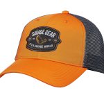 Badge Trucker Cap Orange