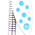 Lingurita Rotativa DAM SALMON SPINNER SILVER/BLUE 30G