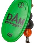Lingurita Rotativa DAM FLUO SPINNER 3 6G SINKING GREEN