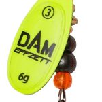 Lingurita Rotativa DAM FLUO SPINNER 4 10G SINKING YELLOW