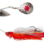 Spinnerbait Savage Gear Da' Bush Sinking, Red Head Silver, 16cm, 32g