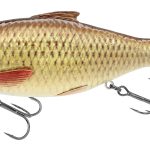 Swimbait Savage Gear 3D Hard Pulsetail Roach 18cm/95g, culoare Rudd