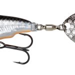 Spinnertail Savage Gear FAT TAIL SPIN 8CM 24G S DIRTY SILVER