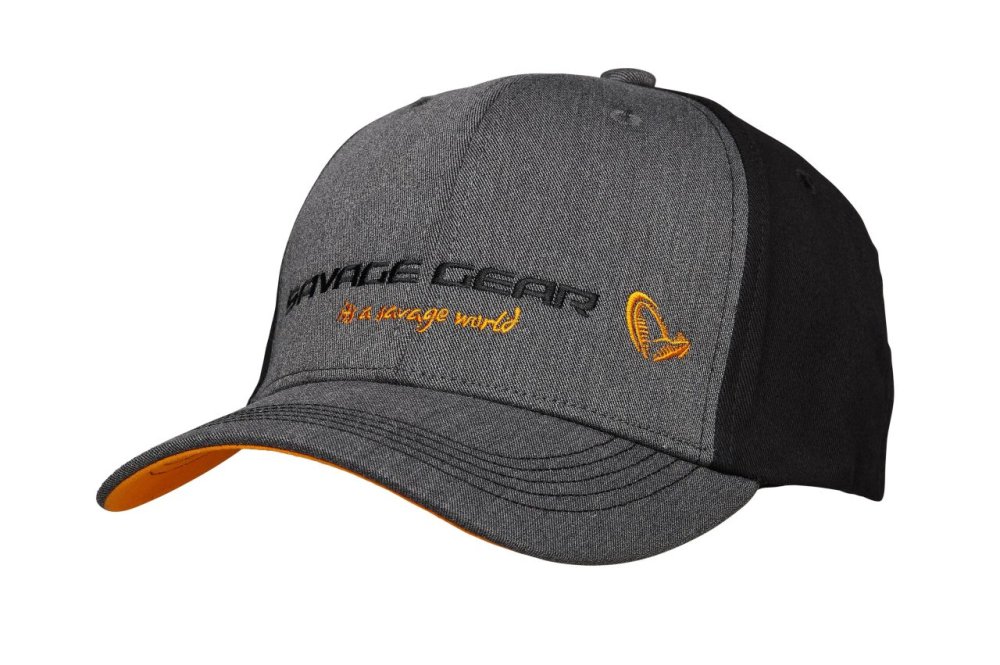 SVS_SGG149_MS STRIKE CAP ONESIZE GREY MELANGE/BLACK - imagine 1