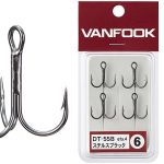 Ancore Vanfook DT-55B Treble Hook Short Shank Medium Heavy #2 - 4pcs