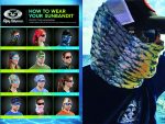 Bandana Flying Fisherman ﻿Tactical White SunBandit White - imagine 3