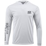 Bluza Flying Fisherman Built for Water Performance Hoodie Tee Silver L
