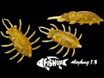 FishUp Maybug 2.5cm #043 Watermelon Brown and Black - imagine 3