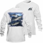 Flying Fisherman Marlin White Long Sleeve Tee XXL
