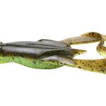 Creatura Keitech Noisy Flapper, Culoare 401 Green Pumpkin Chartreuse, 8.9cm, 17.7g, 5buc/plic