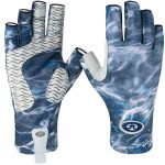 Manusi Flying Fisherman Sunbandit Pro Series Gloves Mossy Oak Blackfin Gloves L-XL