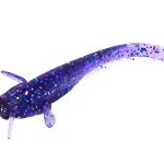 Shad FishUp Catfish 5cm #060 Dark Violet Peacock and Silver