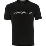 Tricou Favorite White Logo T-Shirt Black XL