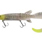 Swimbait Savage Gear 3D Hybrid Pike 25cm/130g, culoare White Pike
