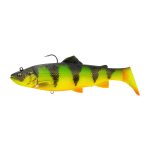 Soft Bait Savage Gear 3D TROUT SHAD 12.5CM/35G FS FIRETIGER