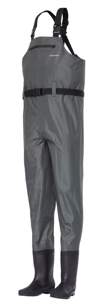 1643498_MS WADERS ABU GARCIA NYLON CHEST WADERS 46/47 DARK GREY - imagine 1