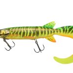 Swimbait Savage Gear 3D Hybrid Pike 25cm/130g, culoare Firetiger