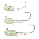 Jig Savage Gear BULLET JIGHEAD 8/0 74G GLOW Jigheads - imagine 2