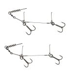 Montura Savage Gear 1x7 TI CORKSCREW STINGER 2x2/0 23KG 1PCS - imagine 3