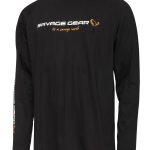Bluză Savage Gear Signature Logo Long Sleeve Caviar Black – L