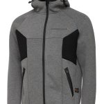 TEC-FOAM ZIP HOODIE S DARK GREY MELANGE