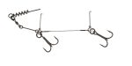 Montura Savage Gear 1x7 TI CORKSCREW STINGER 2x2/0 23KG 1PCS