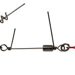 Montura Savage Gear SS CS STINGER 3G 1X 2/0 35KG RED P BN 2P