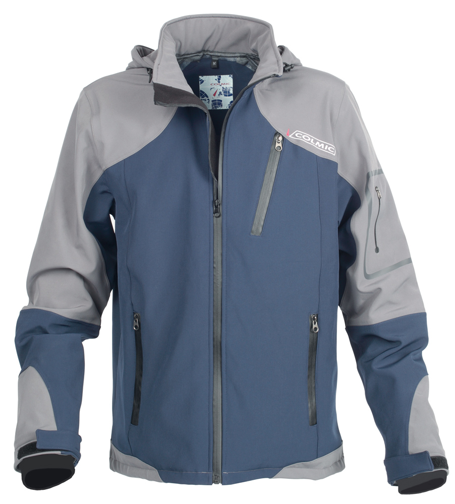 abg005a-36299 GEACA SOFTSHELL GRI/ALBASTRU XXXL - Image 1
