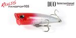DUO REALIS FANGPOP 105 10.5cm 24.5gr CCC3688 Matt Black Bone - imagine 2
