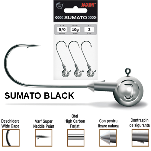 gj-sb-jig-sumato-black-22160 JIG SUMATO BLACK 6/0-60GR - imagine 1