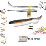 Grub Colmic Herakles Leftail Worm 12cm White