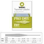 INAINTAS FLY TAPERED LEADER PRO DRY FHT 7X 11ft 0.104mm-0.36mm