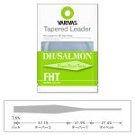 INAINTAS FLY TAPERED LEADER DH/SALAMON FHT 3X 18ft 0.205mm-0.50mm