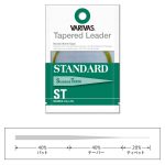 INAINTAS FLY TAPERED LEADER STANDARD ST 5X 12ft 0.148mm-0.48mm