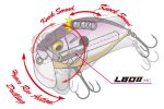 Vobler MEGABASS O.R.C OVER REV CRANK 70mm 17.5gr WAGIN OIKAWA - imagine 4