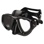 Masca SEAC Clear Antifog pentru Scufundări și Snorkeling Black - imagine 2