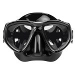 Masca SEAC Clear Antifog pentru Scufundări și Snorkeling Black - imagine 3