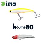 Vobler Ima Koume Vibration 8cm/15g, culoare Red Head