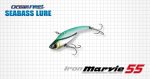 Cicada EVERGREEN IRON MARVIE 55 5.5cm 13.5gr #861 SILVER POWDER GOLD CANDY - imagine 2