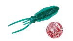 Creatura Major Craft Paraworm Fall Ika 3.8cm, culoare 067 Clear Red Lame Flake