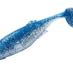 Shad Major Craft Stabi Shad Fat 10.2cm, culoare Blue Silver