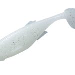 Shad Major Craft Stabi Shad Fat 8.9cm, culoare Glow