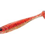 Shad Major Craft Stabi Shad Slim 8.9cm, culoare Orange Gold