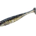 Shad Major Craft Stabi Shad Slim 8.9cm, culoare Black Gold