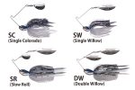 Spinnerbait Megabass SV-3 SR 14g, culoare Cotton Candy - imagine 3