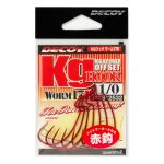 CARLIGE OFFSET DECOY WORM 17R KG NR.4/0 Blood Red