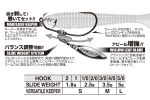 CARLIGE OFFSET DECOY WORM 230G MAKISAGU BLADE GOLD LESTAT NR.2/0 2.5gr - imagine 2